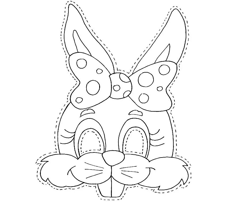 Easter Printables Bunny mask, Easter printables, Easter kids