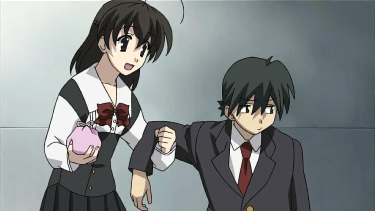 Школьные дни картинки. School Days Макото. Макото Ито школьные дни. School Days Makoto Itou. Сестра Ито Макото.