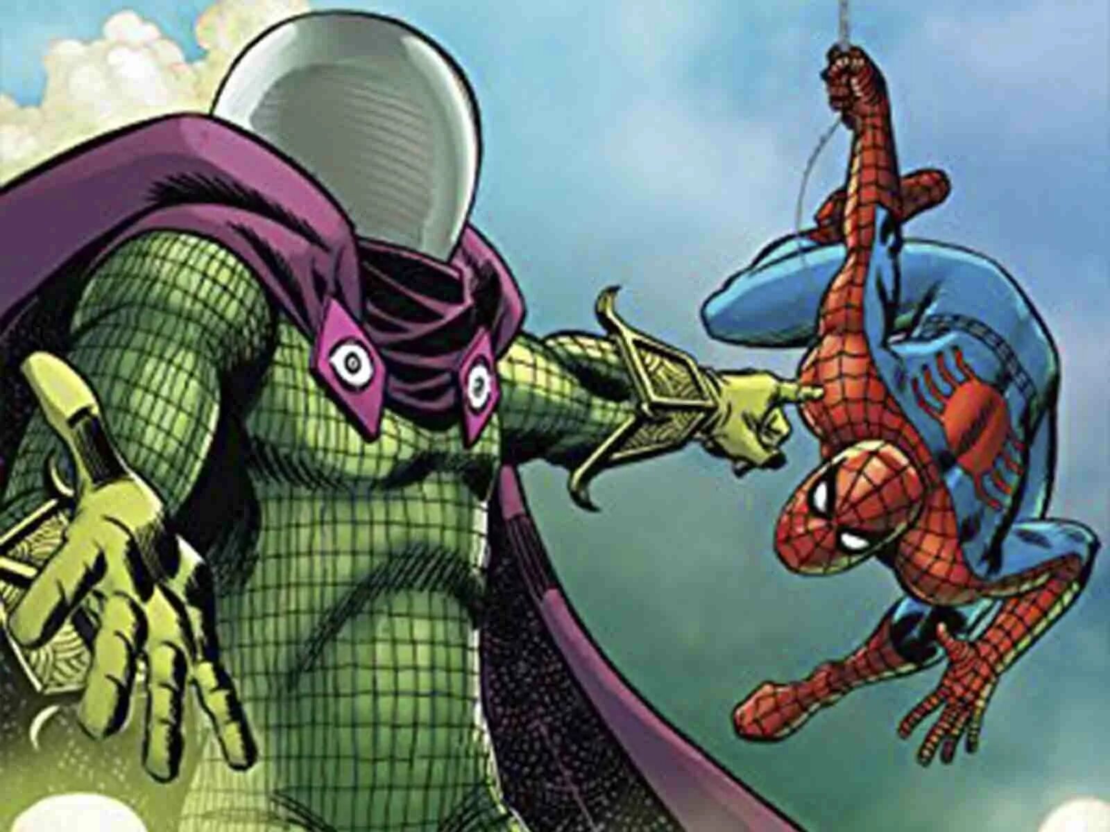 Человек паук Мистерио 616. Веном Мистерио. Spider man vs Mysterio. Мистерио (комикс) против. Мистерио против паука