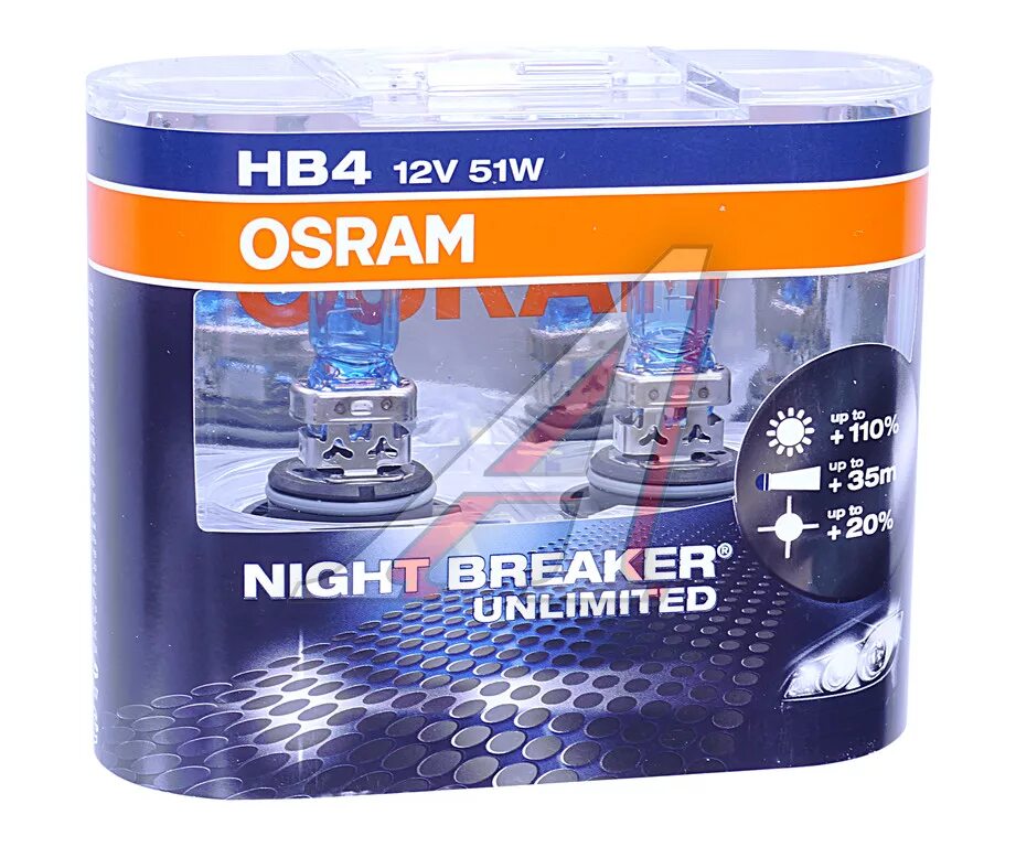 Osram 9006nbu. Osram NBU hb4. Лампы hb4 +110 Night Breaker. Hb4 Osram 12v 51w 9006.