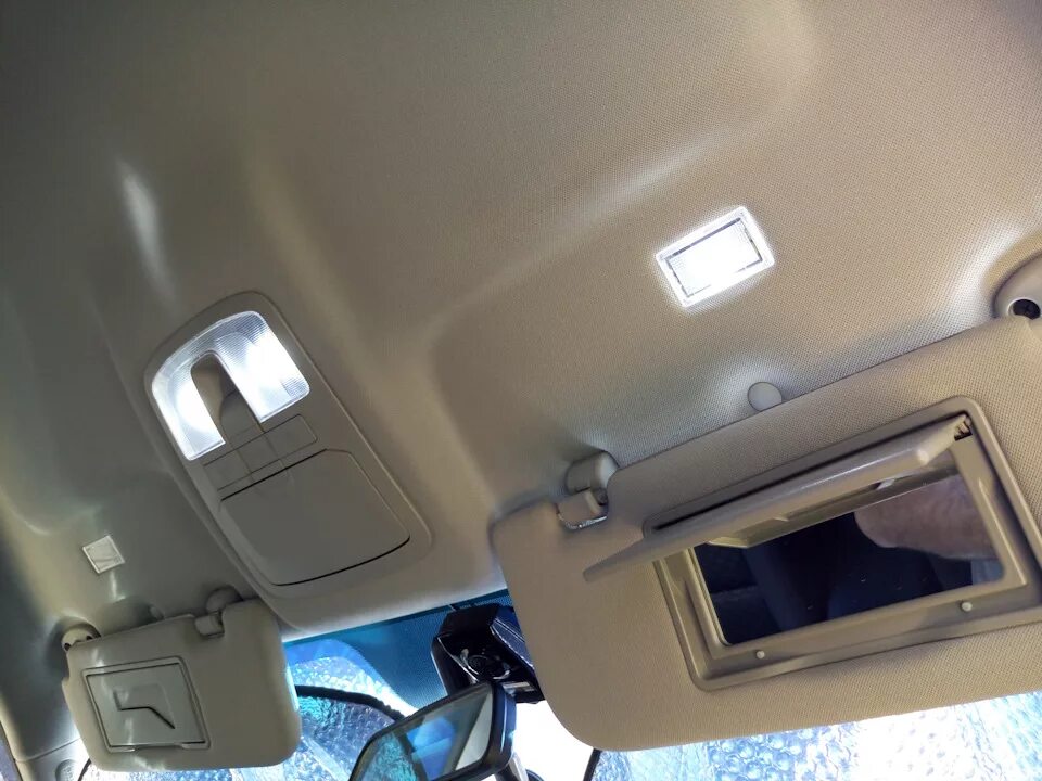 LED подсветка плафонов освещения салона(часть 3) - SsangYong Actyon (2G), 2 л, 2