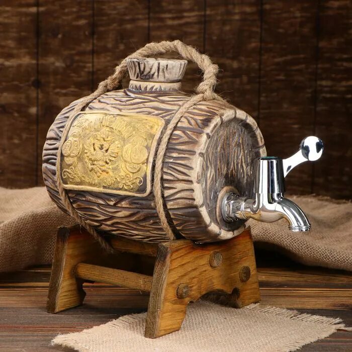 Русские народные сувениры. Хохломской бочонок. Подставка для бочек. Сувенир бочонок из дерева. Дубовая бочка partizan 50 л.