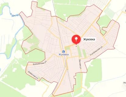 Карта жуковка брянская