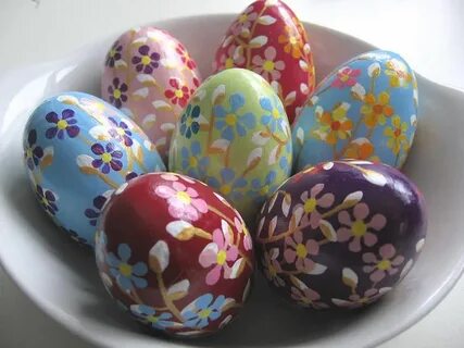 Painted eggs