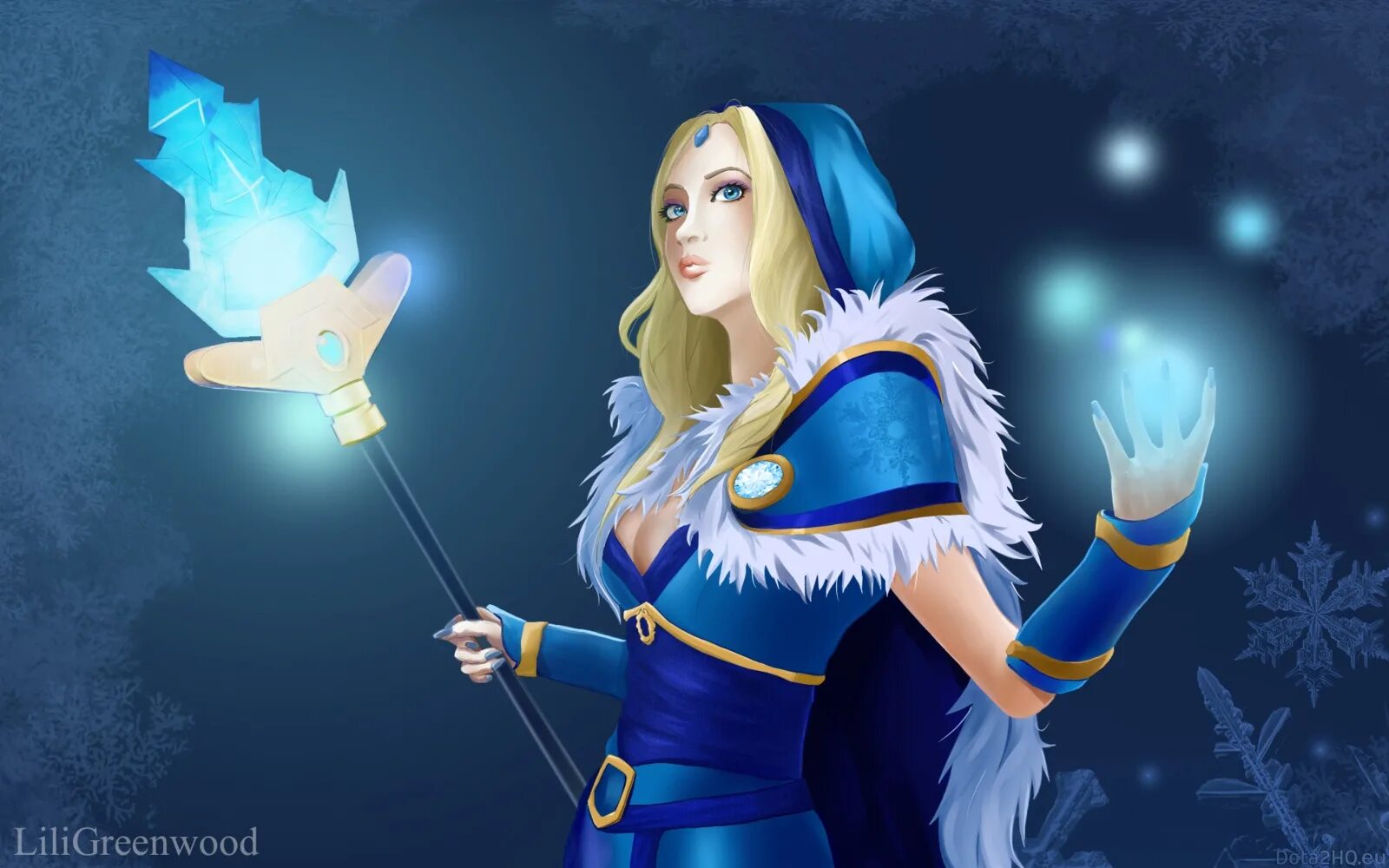 Дота 2 Crystal Maiden. Rhcbfnfk vfblty. ЦМКА дота 2.