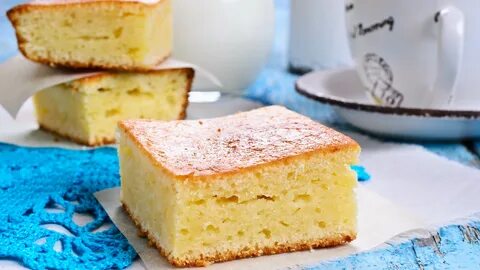 Пирог с молоком без масла