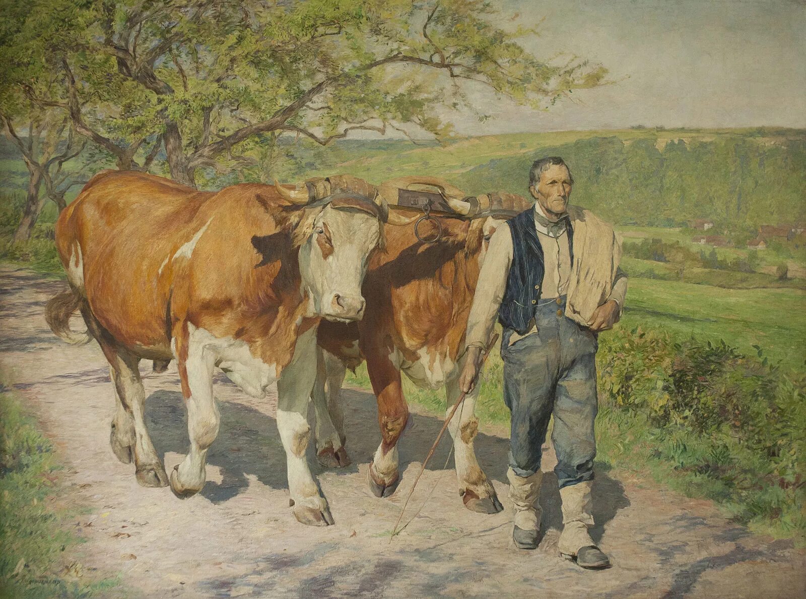 Эжен бернард художник. Корова кормилица. Скот крестьян. Каких животных разводили крестьяне. Конюшня 18 век постоялый двор франция.