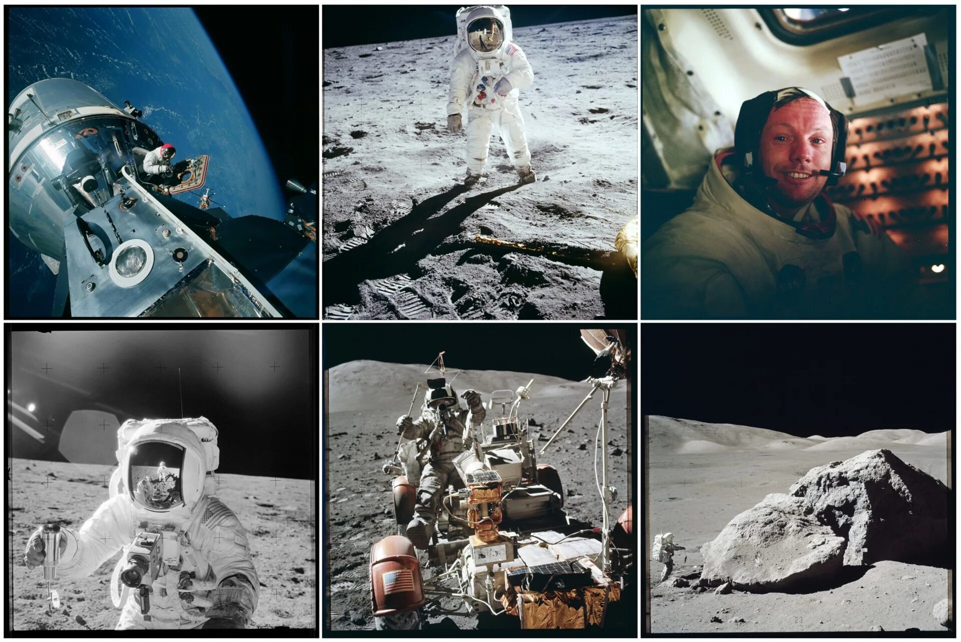Первый человек высадился на луну. Аполлон 11 1969.