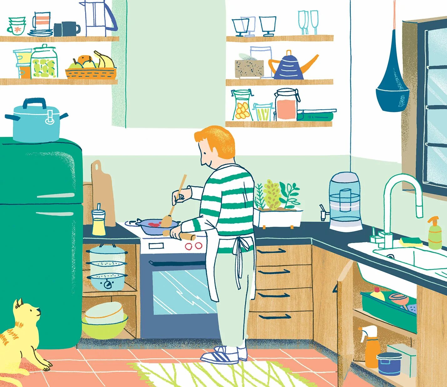 Where you i in the kitchen