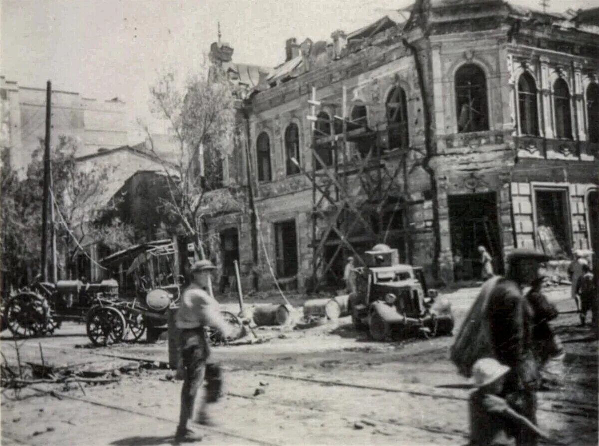Ростов в великую отечественную. Оккупация ростова на дону 1942. краснодар в годы оккупации 1942 1943.