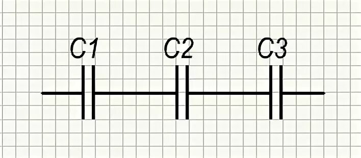 Последовательное соединение конденсаторов. Три одинаковых конденсатора соединены как показано на рисунке. Какова общая ёмкость конденсаторов при условии что с1 10mf c2 10mf c3 10mf. Конденсатор в три дэ. На рисунке 129 изображено соединение 4 одинаковых