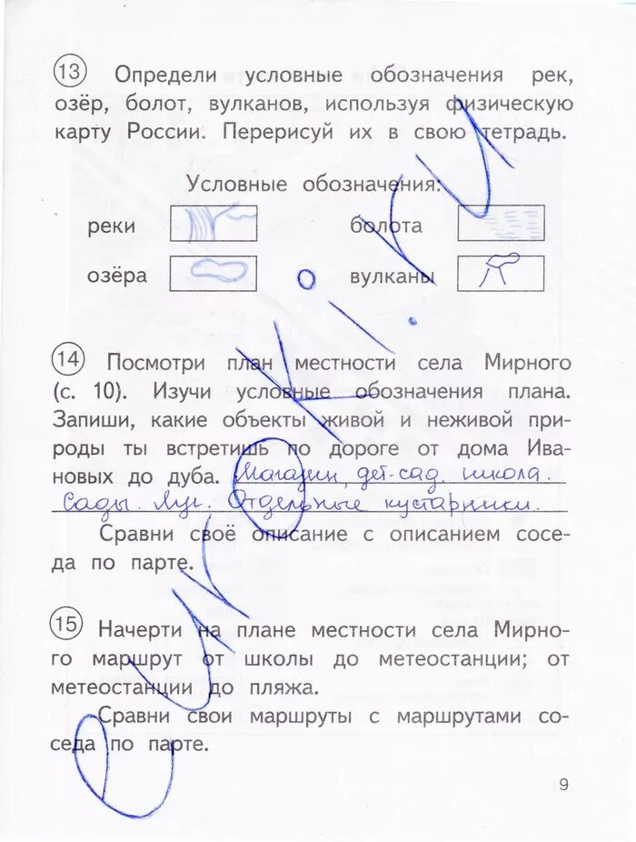 Окружающий мир 3 класс федотова ответы