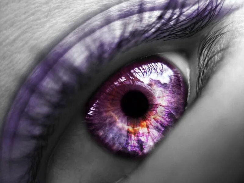 makeup revolution mermaids vs unicorns purple eye makeup Фиолетовый макияж глаз,