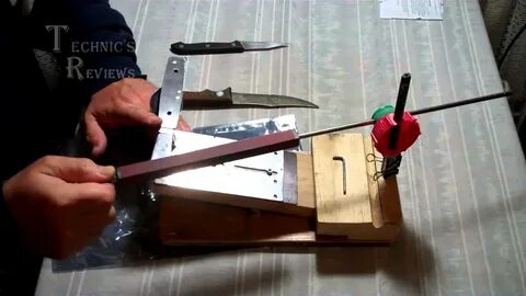 Заточка ножей своими руками видео