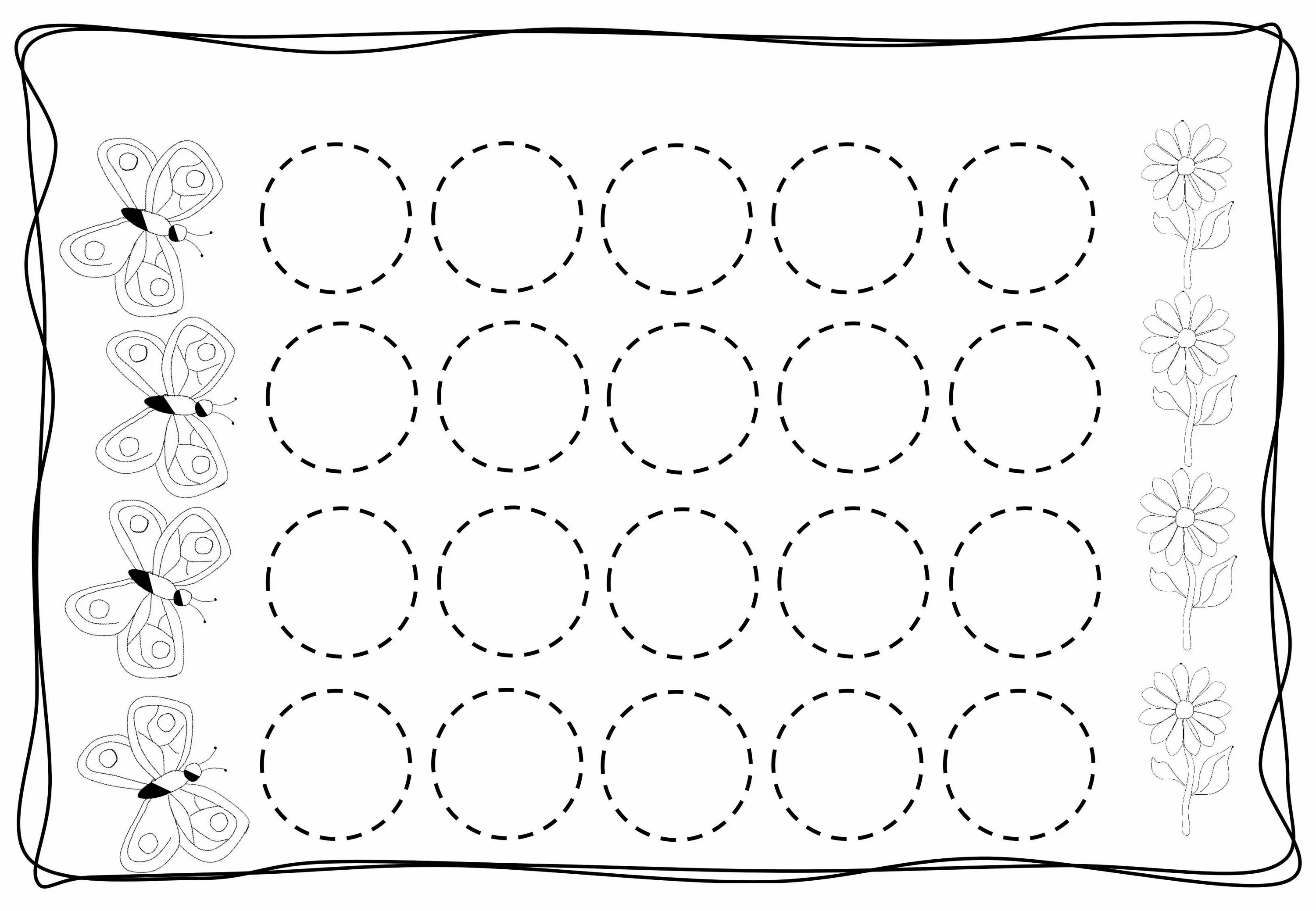 Trace and circle