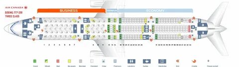 Схема мест аэробуса 350 900