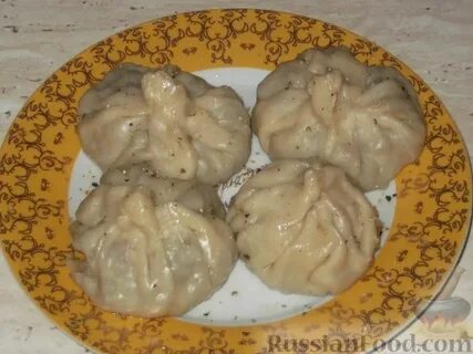 Манты с фаршем и луком сочные