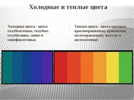 Холод цветная схема