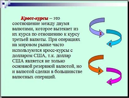 Соотношения между двумя валютами