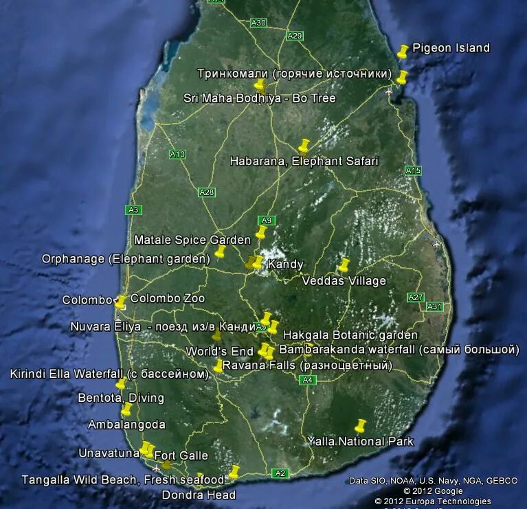Достопримечательности шри ланки на карте. Карта Шри Ланка Западное побережье. Шри Ланка карта курортов. Карта Шри Ланки с курортами. Тринкомали Шри Ланка на карте.