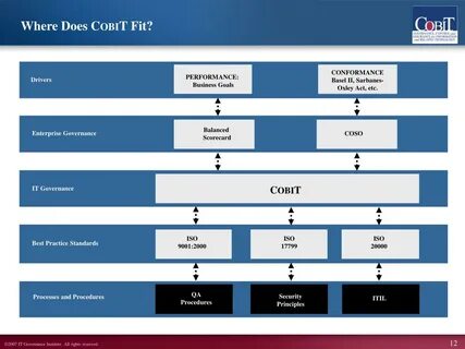 Какие из вариантов являются задачами cobit