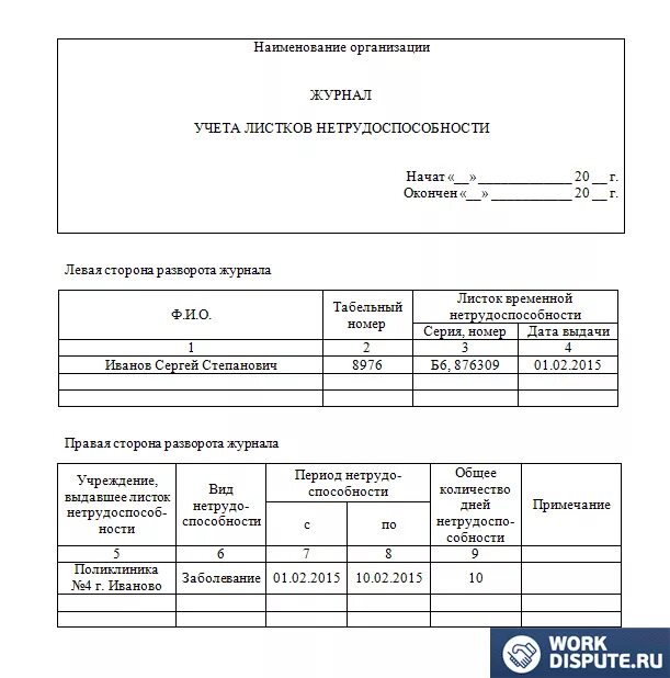 Журнал учета листов временной нетрудоспособности больничных листов. Журнал учета листков нетрудоспособности форма. Журнал регистрации больничных листов 2021. Форма журнала по больничным листам.