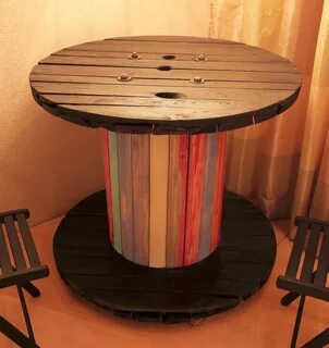 Столы из барабанов