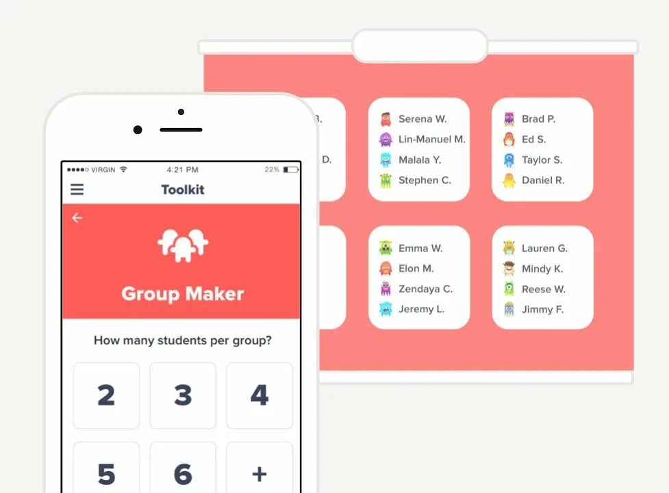 Random group generator. Random group generator