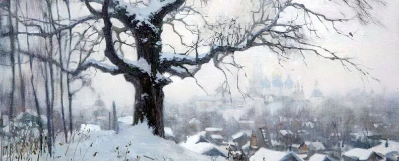 Полюбил бы я зиму да обуза. Снег Иннокентия Анненского картины.