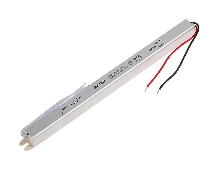 Ecola led strip Power Supply. Led трансформатор FL-PS slv12015 pout 15вт ip20 70x39x31. Лед линейки для светильников и блок питания.