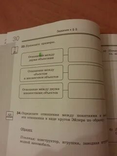 Отношения между объектом и множеством объектов примеры