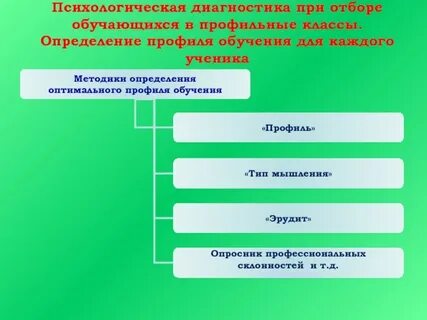 Профиль обучения это
