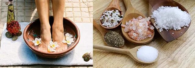 соль для ножных ванночек. солевые ванны для ступней. солевые ванночки для ног. ванночка для ног. чем полезна соль для ног.