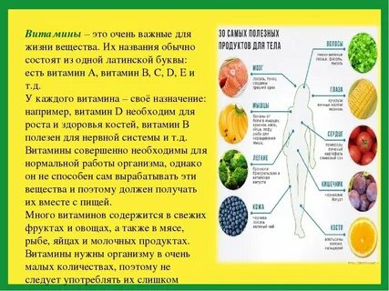 Входят в состав фруктов