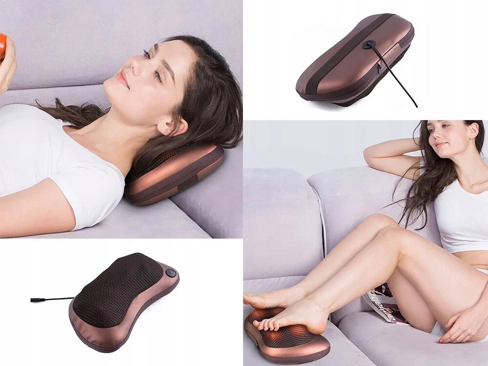 Массажная подушка шиацу. Массажёр-подушка 8802/003 massage Pillow. Массажная подушка massage Pillow QY-8028. Подушка массажная Veila Massager Pillow 3440.