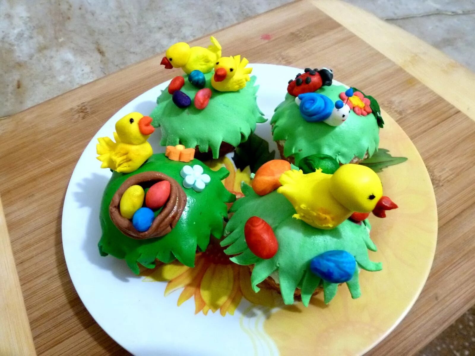 Цыплята из зефира