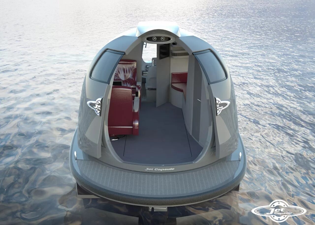 Яхта Jet Capsule. Джет капсула катер. Мини яхта Джет капсул. Jet Capsule Mini Luxury Yacht.. Самая маленькая лодка в мире