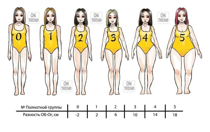 Нормально ли разница между. Полнотные группы женских фигур. Стандартное женское Телосложение. Размеры женской фигуры. Полнотная группа у женщин.
