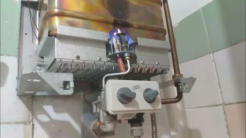Газовая колонка отключается через минуту