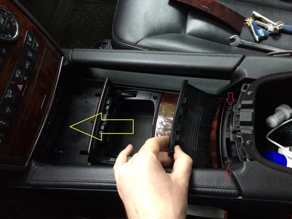 Как разобрать центральную консоль Volkswagen Passat B3 B4 Центральная консоль