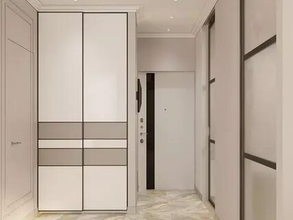 Шкафы купе в светлую прихожую