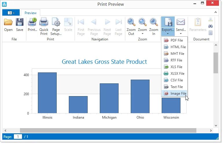 Wpf controls. Document Preview UI.