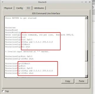 Invalid input detected at marker cisco