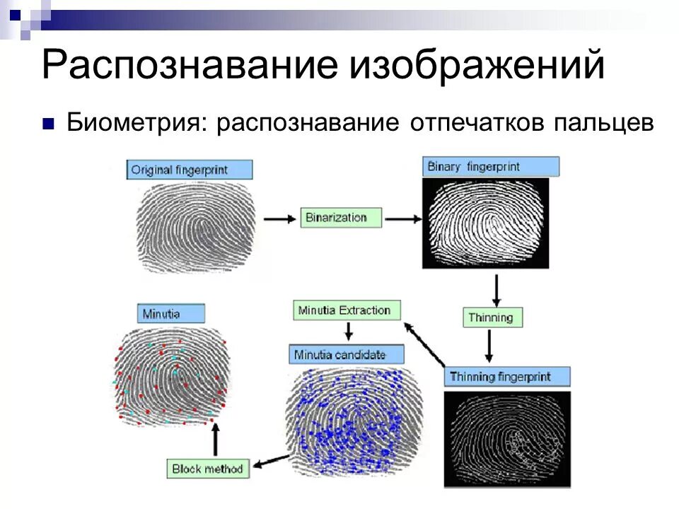 Получение распознавание