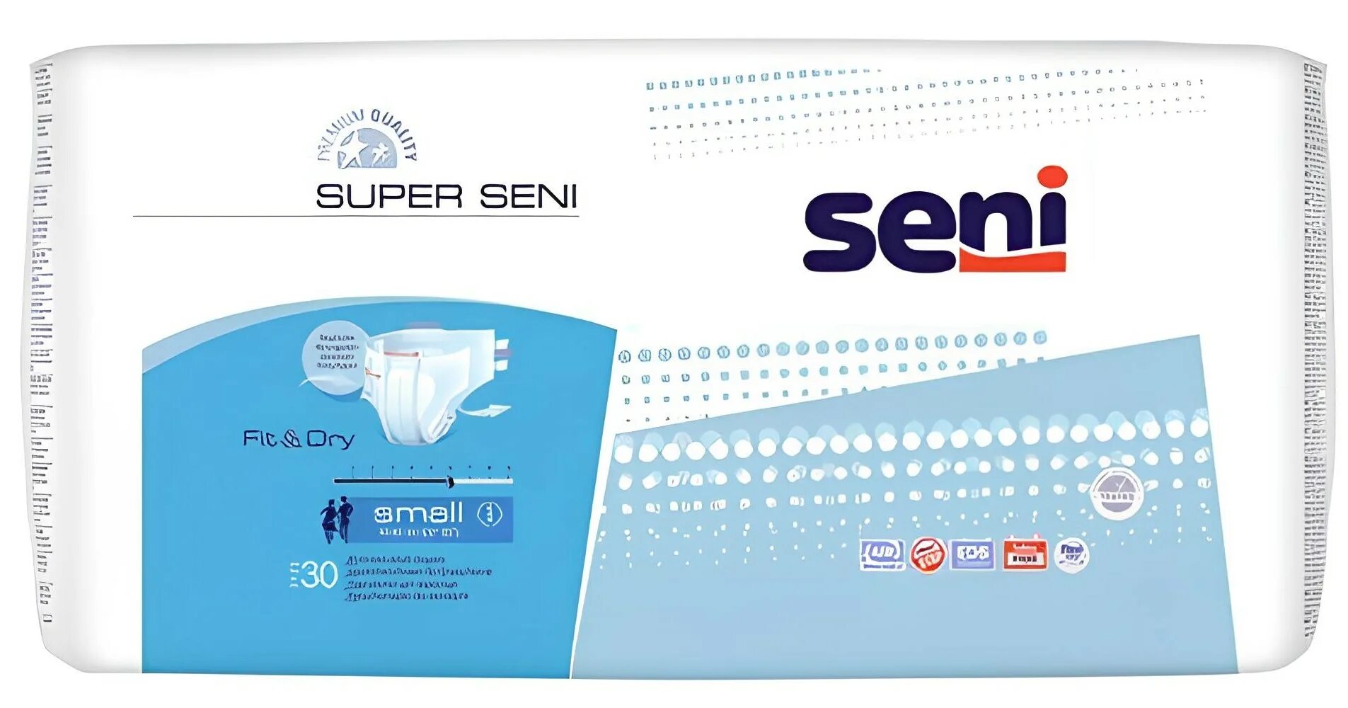 Super Seni XL 30 шт. Super Seni large 30 шт. Супер сени / super Seni - подгузники для взрослых large 30 шт. Super Seni Medium Classic 30 шт.