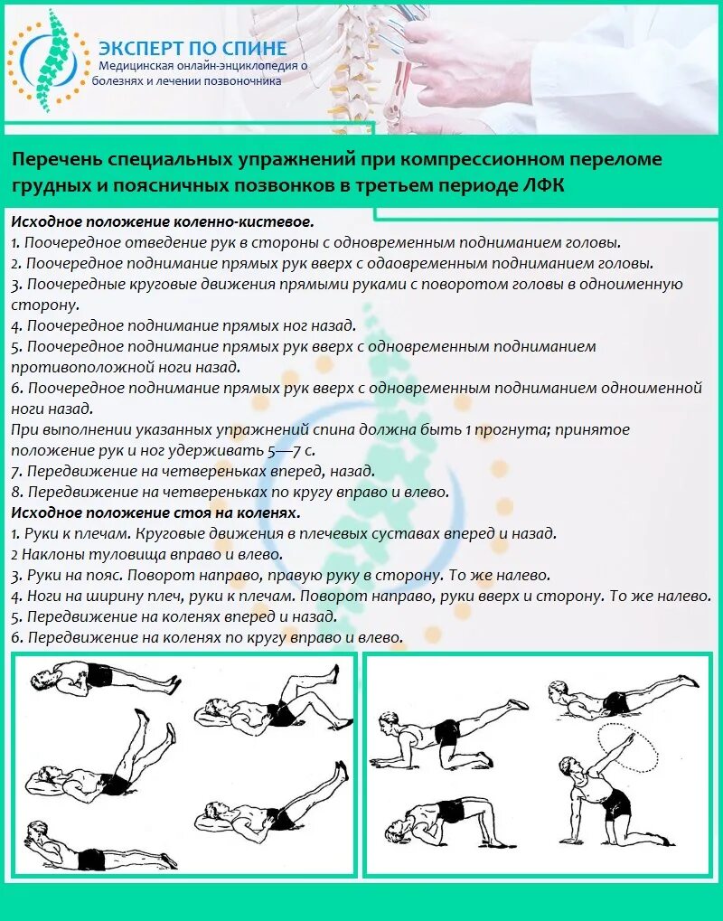 Сколько реабилитация после операции на позвоночник. Реабилитация после перелома позвоночника. Гимнастика для реабилитации после перелома позвоночника. ЛФК при компрессионном переломе позвоночника грудного отдела. Гимнастика при компрессионном переломе позвоночника грудного.