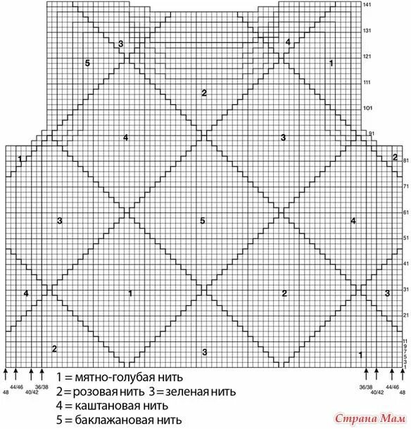Аргайлы спицами схемы и описание вязания 1 044 × 1 460 пикс