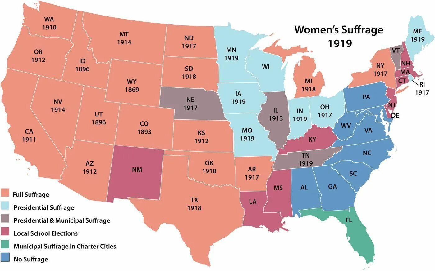 Vote map. Woman suffrage in the United States. Women voting rights Map. History of the United States. Vote in the us.