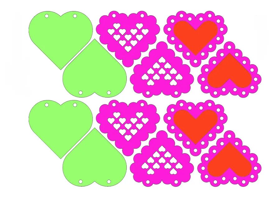 Трафарет сердечки. Валентинка шаблон для печати. Вырез сердечко. Валентинка-сердечко. Сердечки для вырезания цветные.