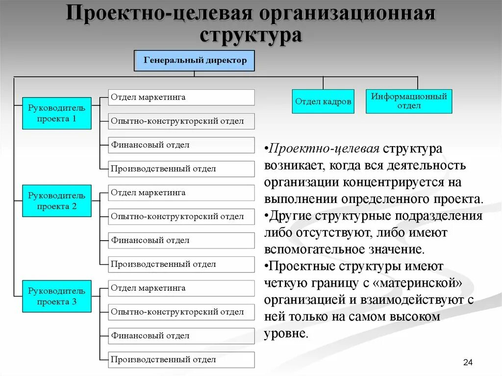 Что значит структура проекта Проектная организация структуры управления